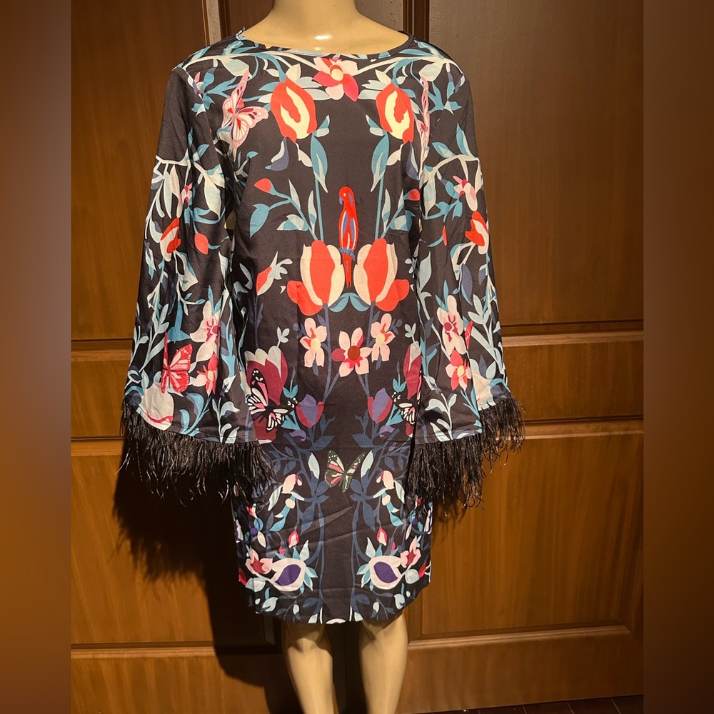 BURRYCO Vibrant Floral Dress